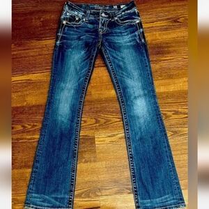 Miss Me Bootcut Rhinestone Cross Jeans